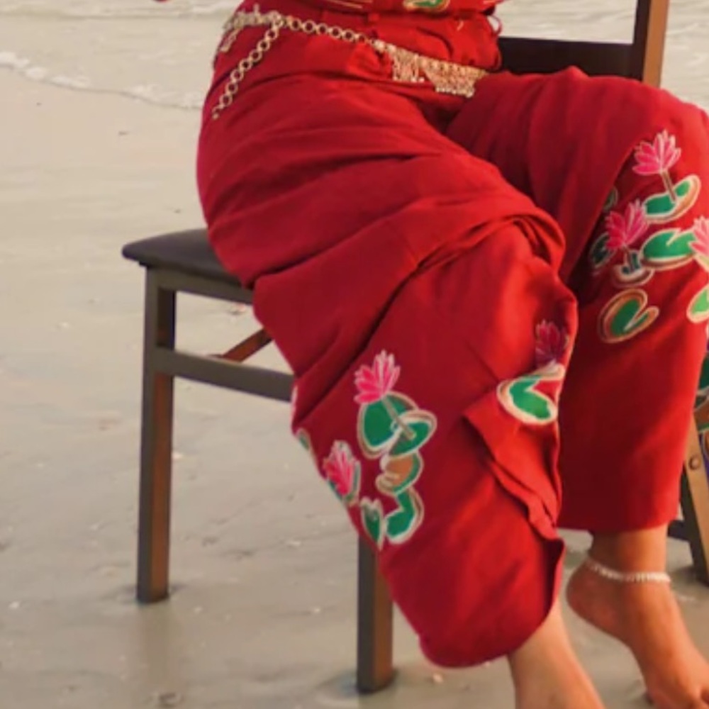 Labyrinthave Monpura Embroidered Trousers - Picture 2 of 3